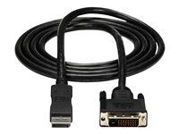 StarTech.com 1,8 m DisplayPort till DVI-kabel - DisplayPort till DVI-kabeladapter 1080p video - DisplayPort till DVI-kabel Single Link - DP till DVI-skärmkabel - DP 1.2 till DVI-konverterare - DisplayPort-kabel - 1.8 m DP2DVIMM6