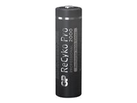 GP ReCyko Pro batteri - 4 x AA-typ - NiMH 201220