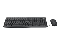 Logitech MK370 Combo for Business - sats med tangentbord och mus - QWERTY - nordiskt (danska/finska/norska/svenska) - grafit Inmatningsenhet 920-012072