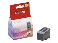 Canon CL-52 - färg (ljus cyan, ljus magenta, svart) - original - bläcktank 0619B001