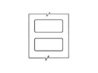 Brady DATAB Dot Matrix Printable Labels B-502 - repositionable labels - matt - 10000 etikett (er) - 9.53 x 9.53 mm DAT-119-502-10