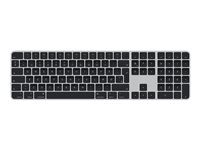 Apple Magic Keyboard with Touch ID and Numeric Keypad - tangentbord - QWERTY - dansk - black keys MMMR3DK/A