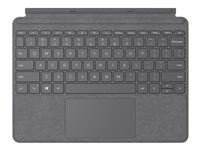 Microsoft Surface Go Type Cover - tangentbord - med pekdyna, accelerometer - fransk - lätt kol KCT-00104