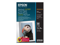 Epson Premium Glossy Photo Paper - fotopapper - blank - 30 ark - 130 x 180 mm - 255 g/m² C13S042154