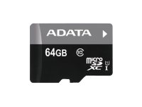 ADATA Premier - flash-minneskort - 64 GB - mikroSDXC UHS-I AUSDX64GUICL10-RA1