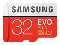 Samsung EVO Plus MB-MC32G - flash-minneskort - 32 GB - microSDHC UHS-I MB-MC32GA/EU