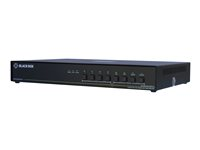 Black Box SECURE NIAP - Single-Head - omkopplare för tangentbord/video/mus/ljud - 4 portar - TAA-kompatibel SS4P-SH-DVI-UCAC-P