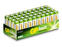 GP Super batteri - 40 x AA / LR06 - alkaliskt 151376