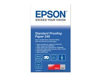 Epson Proofing Paper Standard - korrekturpapper - halvmatt - 1 rulle (rullar) - Rulle (61 cm x 30,5 m) - 240 g/m² C13S045112
