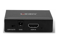 Lindy 4K HDMI 1.4 UHD Splitter - video/audiosplitter - 2 portar 38158