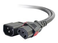 C2G - strömkabel - IEC 60320 C14 till power IEC 60320 C13 - 1.8 m 80703