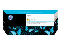 HP 81 - gul - original - DesignJet - bläckpatron C4933A