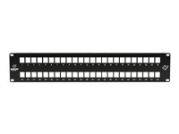 Black Box GigaStation2 High-Density Multimedia - patch-panel - 2U JPMT1048A