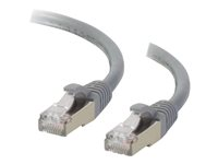 C2G Cat6a Booted Shielded (STP) Network Patch Cable - patch-kabel - 10 m - grå 89922