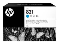 HP 821 - cyan - original - bläckpatron G0Y86A