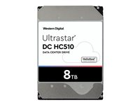 WD Ultrastar DC HC510 HUH721008ALE601 - hårddisk - 8 TB - SATA 6Gb/s 0F27456