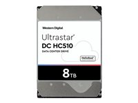 WD Ultrastar DC HC510 HUH721008AL5201 - hårddisk - 8 TB - SAS 12Gb/s 0F27357