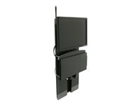 Ergotron StyleView monteringssats - låg profil - för LCD-skärm/tangentbord/mus - högtrafikerat område - svart 60-593-195