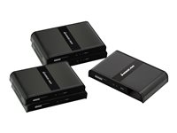 IOGEAR GPLHDPROK4 HDMI Over Powerline PRO Kit with 3 Additional Receivers - förlängd räckvidd för audio/video - HDMI GPLHDPROK4