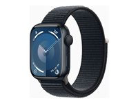 Apple Watch Series 9 (GPS) - midnattsaluminium - smart klocka med sportögla - midnatt - 64 GB MR8Y3DH/A