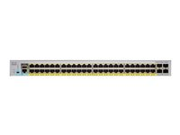 Cisco Catalyst 2960L-48PQ-LL - switch - 48 portar - Administrerad - rackmonterbar WS-C2960L-48PQ-LL