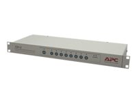 APC KVM Switch - omkopplare för tangentbord/video/mus - 8 portar AP9258