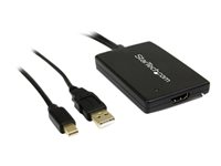 StarTech.com Mini DisplayPort to HDMI Adapter with USB Audio - Mini DP to HDMI (MDP2HDMIUSBA) - videokonverterare - svart MDP2HDMIUSBA