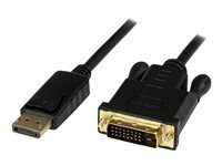 StarTech.com 1,8 m DisplayPort till DVI-kabel - 1080p video - Aktiv DisplayPort till DVI-kabeladapter - DisplayPort till DVI-D-kabel Single Link - DP 1.2 till DVI-skärmkabel - bildskärmskabel - 1.8 m DP2DVIMM6BS