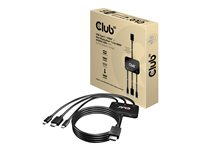 Club 3D CAC-1630 - adapterkabel - Mini DisplayPort / HDMI / USB - 2.355 m CAC-1630