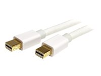 StarTech.com 3m (10 ft) White Mini DisplayPort Cable - Mini Display Port to Mini Display Port - 2x Mini DP (m) - 3 meter, 10 feet (MDPMM3MW) - DisplayPort-kabel - 3 m MDPMM3MW