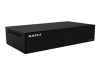 Black Box SECURE KVS4-2002HV - omkopplare för tangentbord/video/mus/ljud - 2 portar - TAA-kompatibel KVS4-2002HV