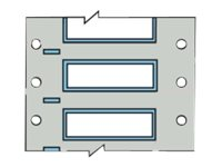 Brady PermaSleeve Wire Marking B-342 - fodral - matt - 7500 stk - 8.5 x 12.7 mm PS-187-150-WT-3