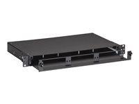 Black Box Rackmount Fiber Shelf with Pull-Out Tray - hylla för rack - 1U JPM427A-R2