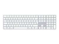 Apple Magic Keyboard with Numeric Keypad - tangentbord - QWERTZ - tysk - silver Inmatningsenhet MQ052D/A
