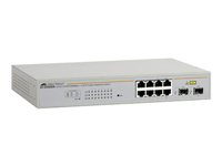 Allied Telesis AT GS950/8 WebSmart Switch - switch - 8 portar - Administrerad AT-GS950/8-50