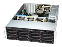 Supermicro Storage SuperServer 631E-E1CR16H - kan monteras i rack ingen CPU - 0 GB - ingen HDD SSG-631E-E1CR16H