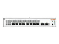 HPE Aruba Instant On 1930 8G Class4 PoE 2SFP 124W Switch - switch - 10 portar - Administrerad - rackmonterbar JL681A#ABB