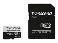 Transcend High Performance 330S - flash-minneskort - 256 GB - mikroSDXC UHS-I TS256GUSD330S