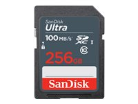 SanDisk Ultra - flash-minneskort - 256 GB - SDXC UHS-I SDSDUNR-256G-GN3IN