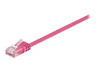 MicroConnect nätverkskabel - 20 m - rosa UTP620PI