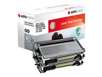 AgfaPhoto - 2-pack - svart - kompatibel - tonerkassett (alternativ för: Brother TN3280) APTBTN3280DUOE