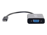 C2G USB 3.1 USB Type C to VGA Adapter - USB C to VGA Black - extern videoadapter - svart 88843
