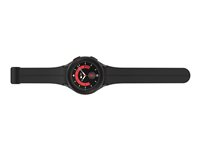 Samsung Galaxy Watch5 Pro - svart titan - smart klocka med sportband - svart titan - 16 GB SM-R925FZKADBT