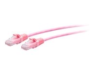 C2G 7ft (2.1m) Cat6a Snagless Unshielded (UTP) Slim Ethernet Network Patch Cable - Pink - patch-kabel - 2.1 m - rosa C2G30198