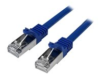 StarTech.com Cat6-patchkabel - skärmad (SFTP) - 2 m, blå - patch-kabel - 2 m - blå N6SPAT2MBL