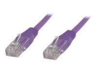 MicroConnect nätverkskabel - 1 m - lila UTP601P