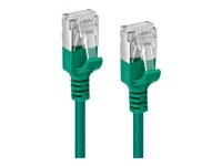 MicroConnect nätverkskabel - 1 m - grön V-FTP6A015G-SLIM