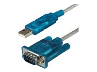 StarTech.com 91 cm USB till RS232 DB9 seriell kabeladapter – M/M - seriell adapter - USB 2.0 - RS-232 ICUSB232SM3