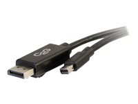 C2G 2m Mini DisplayPort to DisplayPort Adapter Cable 4K UHD - Black - DisplayPort-kabel - 2 m 84301