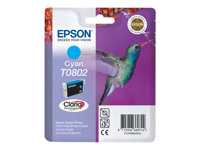 Epson T0802 - cyan - original - bläckpatron C13T08024011